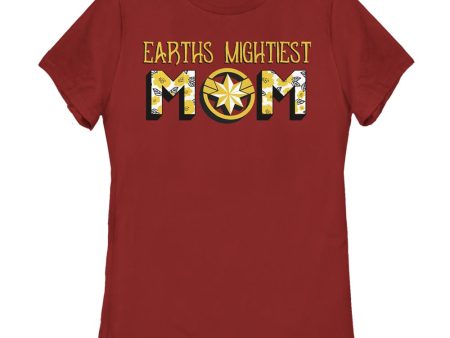 Women s Marvel Seasonal Earths Mightiest Mom T-Shirt Hot on Sale