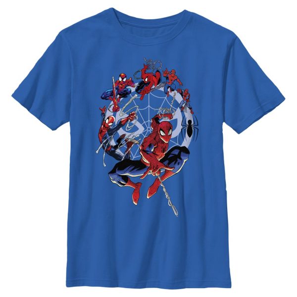 Boy s Marvel Spider-Man Beyond Amazing SPIDEY CIRCLE EVOLUTION T-Shirt Online