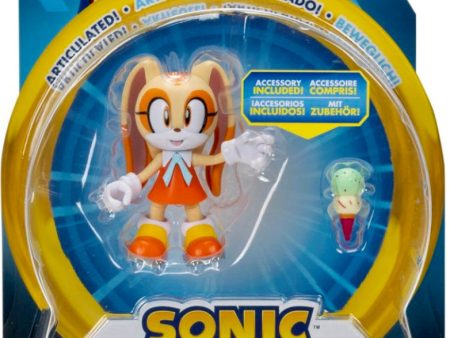 Jakks Sonic 4  Inch Articulated Cream Figure Wave 13 For Cheap