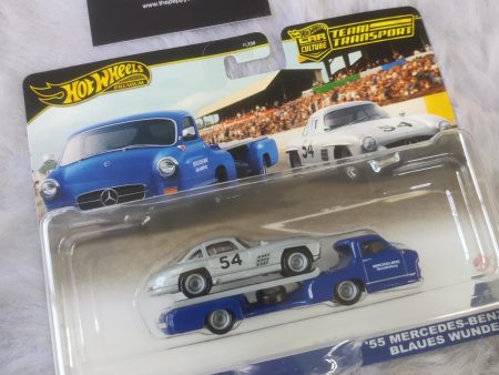 Hot Wheels 1 64 Car Culture Team Transport C Case 2024 (FLF56-9C7C) - #70 Mercedes-Benz 300 SL x  55 Mercedes-Benz Blaues Wunder (No Cash On Delivery) - Prepaid Orders Only For Sale