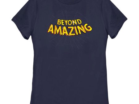 Women s Marvel Spider-Man Beyond Amazing WEB BEYOND SPIDEY T-Shirt Cheap