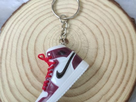 3D Sneaker Keychain - Maroon Online