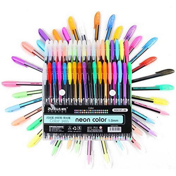 Zuixua Neon Colour Pens 36 Pc Set For Discount