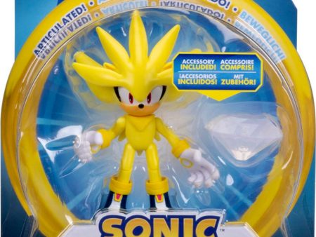 Jakks Sonic 4  Inch Articulated Super Silver Figure Wave 12 (Pre-Order) Supply