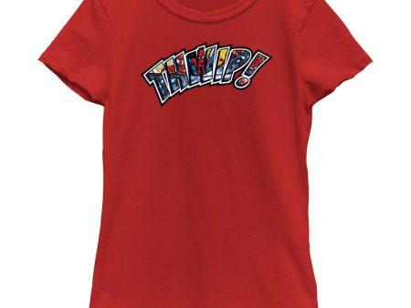 Girl s Marvel Spider-Man Beyond Amazing THWIP SPIDEY PANELS T-Shirt Discount