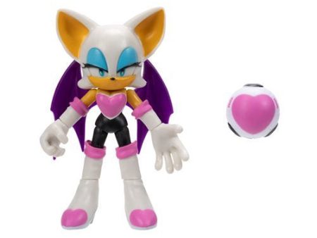 Jakks Sonic 4  Inch Articulated Figure Wave 8 Rouge With Accessory For Sale