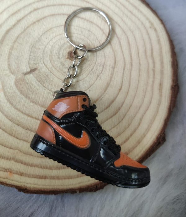 3D Sneaker Keychain - Orange Black Online