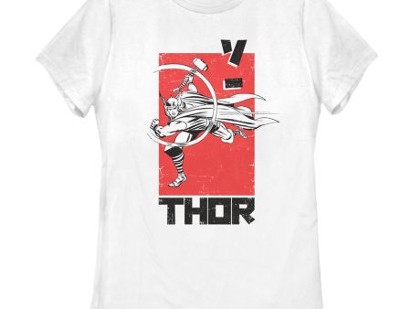 Women s Marvel THOR KANJI T-Shirt Fashion