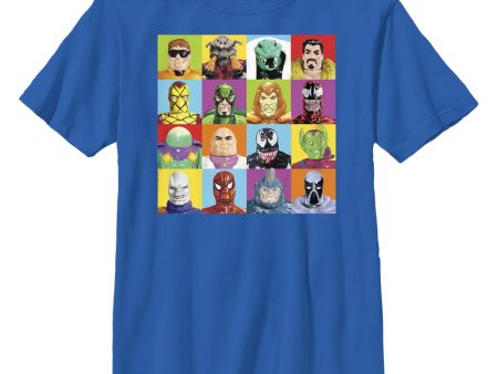 Boy s Marvel Spider-Man Beyond Amazing SPIDEY FIGURE SQUARES T-Shirt Cheap