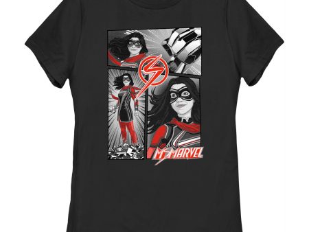 Women s Marvel Ms Marvel Ms Marvel Panel T-Shirt Online