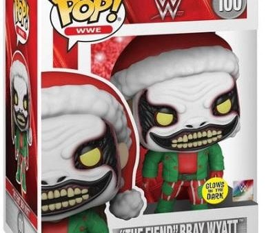 Bray  The Fiend  Wyatt - Funko POP! Vinyl Figure - No.100 - BOX DENTED For Discount