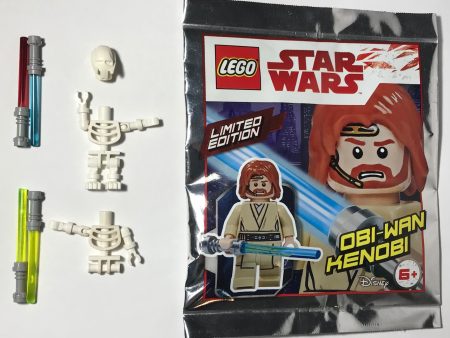 LEGO Star Wars Limited Edition Obi-Wan Kenobi Minifigure Foil Pack Bag Set 911839 + BUNDLE LOT For Sale