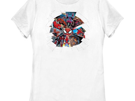 Women s Marvel Spider-Man Beyond Amazing SPIDEY STAGES WEB T-Shirt Online now