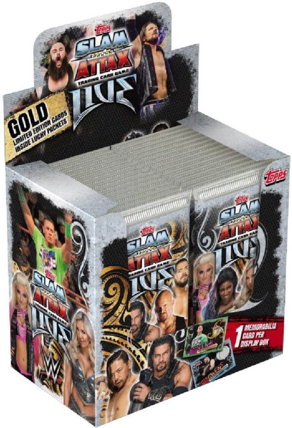 WWE Slam Attax Live - Booster Box Pack - 36 packets - 324 cards Cheap