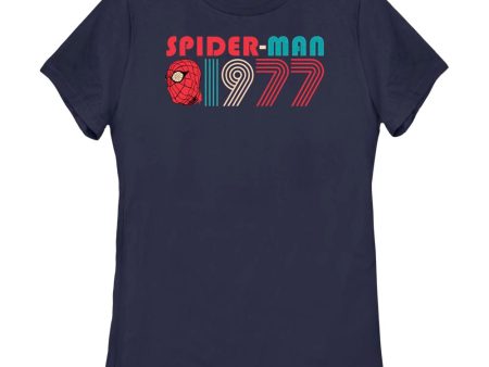 Women s Marvel Spider-Man Beyond Amazing SPIDERMAN 1977 RETRO T-Shirt For Discount