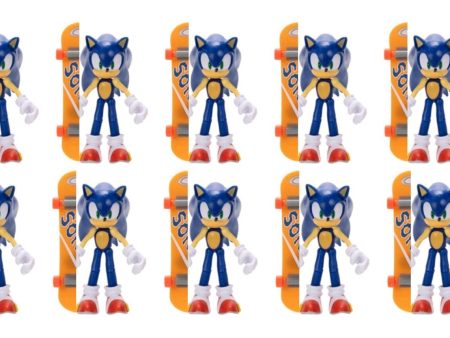 (Pre-Order) Jakks Sonic 4  Inch Articulated Sonic Figures Wave 13 Sonic x10 BUNDLE LOT Supply