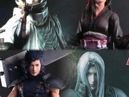 (Pre-Order) Play Arts Kai Final Fantasy VII Remake Sephiroth, Tifa, Yuffie, and Zack BUNDLE LOT For Cheap