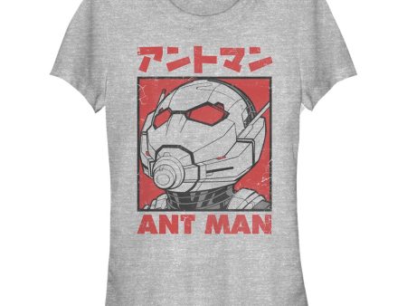 Junior s Marvel ANT MAN KANJI T-Shirt For Cheap