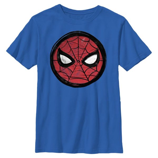 Boy s Marvel Spider-Man Beyond Amazing SPIDEY SKETCH CIRCLE T-Shirt Online Sale