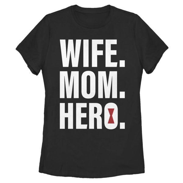 Women s Marvel Seasonal Wife Mom Black Widow T-Shirt For Cheap