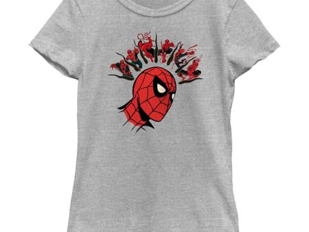 Girl s Marvel Spider-Man Beyond Amazing MULTIPLE SPIDEY SENSES T-Shirt on Sale