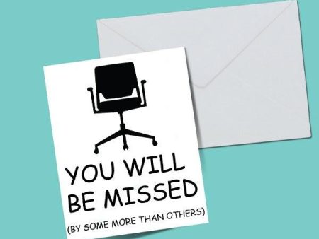 You Will Be Missed Farewell Greeting Card Online