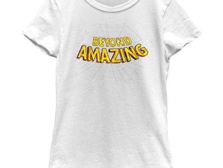 Girl s Marvel Spider-Man Beyond Amazing WEB BEYOND SPIDEY T-Shirt Fashion