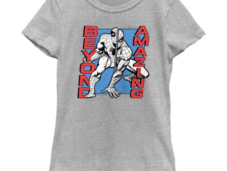 Girl s Marvel Spider-Man Beyond Amazing BEYOND AMAZING PANEL T-Shirt Online Hot Sale