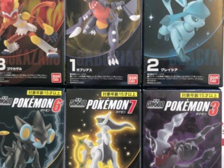 Pokémon Shodo Bandai 3  Inch Figure Set Sinnoh Region BUNDLE LOT Cheap